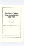 Merrimack College: Genesis and Growth, 1947-1972