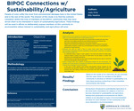 BIPOC Connections with Sustainability/Agriculture by Joely Ortiz and Billy Hawkins