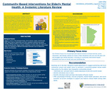Community-Based Interventions for Elderly Mental Health: A Systemic Literature Review by John Elie