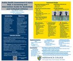 Ankle Health Assessment & Injury Risk: A Screening and Intervention Guide for Basketball and Volleyball Athletes by Ryan Becker