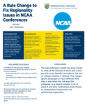 A Rule Change to Fix Regionality Issues in NCAA Conferences