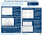 Post-Quantum Redactable Signature Schemes