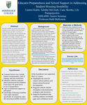 Educator Preparedness and School Support in Addressing Student Housing Instability