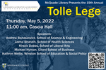 2022 Tolle Lege Reception Poster by Anne Hancock