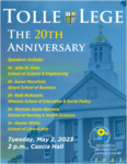 2023 Tolle Lege Reception Poster by McQuade Library